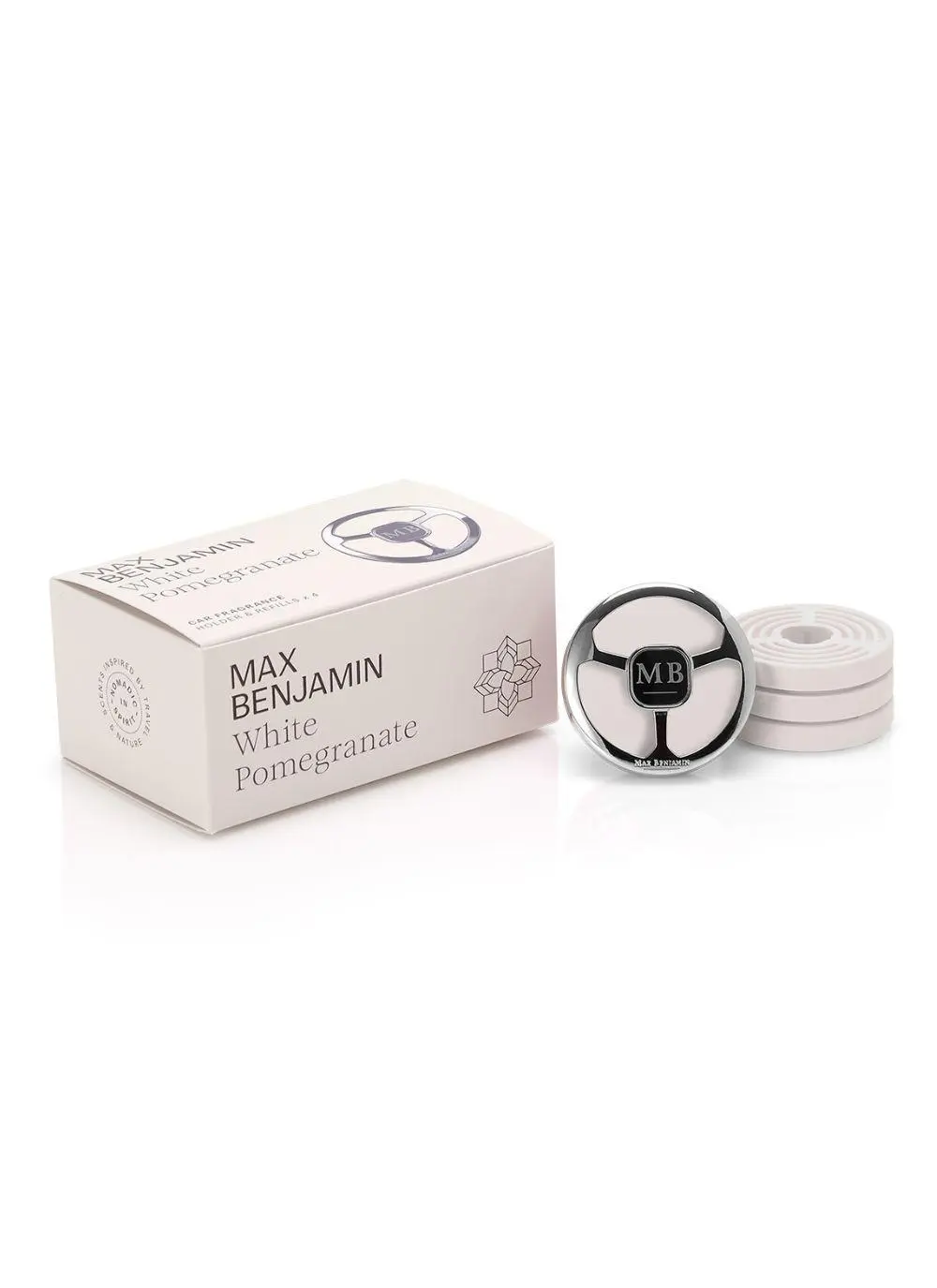 White Pomegranate Car Fragrance Gift Set